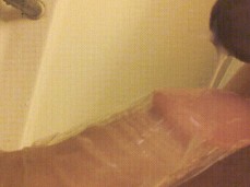 Cumming on my Dildo gif