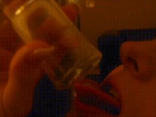 Little Oral Andie takes a cum shot gif