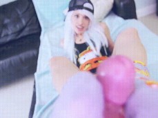 #cum #footjob gif