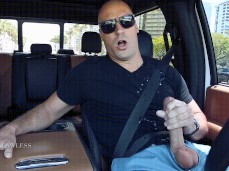Sean Lawless cums in his car 1254 3