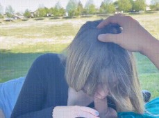 blowjob at the park gif
