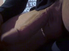 big white cock no hands gif