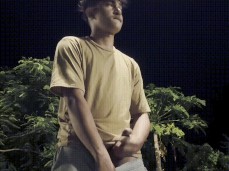twink cums outdoors gif