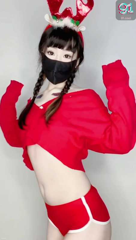 淑怡-聖誕元旦黑絲製服流出全集