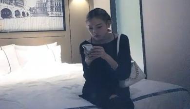 約了個顏值不錯黑衣妹子.