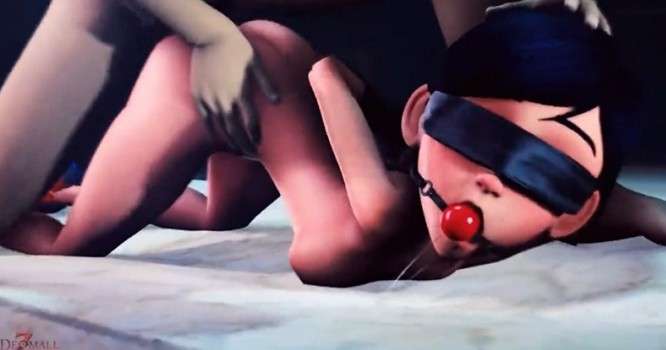 【3D】超能女神被兩大漢輪姦