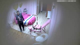 中年大叔與會計小姐的午夜激情~善用八爪椅的功能努力啪啪啪~