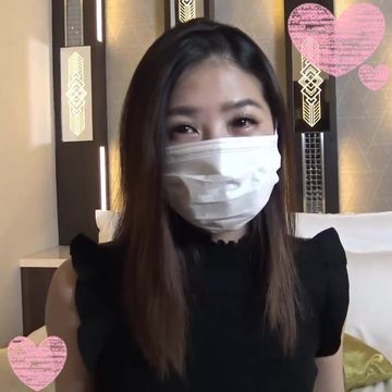 【初撮り】美人はマスク越しでも美人！！美脚！美ボディ♥♥ 久しぶりのチンポで痉挛しちゃう♥♥