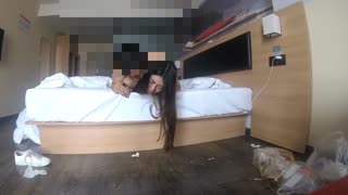 周末開房操女友