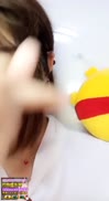 【國產館】短髮漂亮妹子白衣裙子床上跳彈震動道具JJ抽插自慰呻吟誘惑