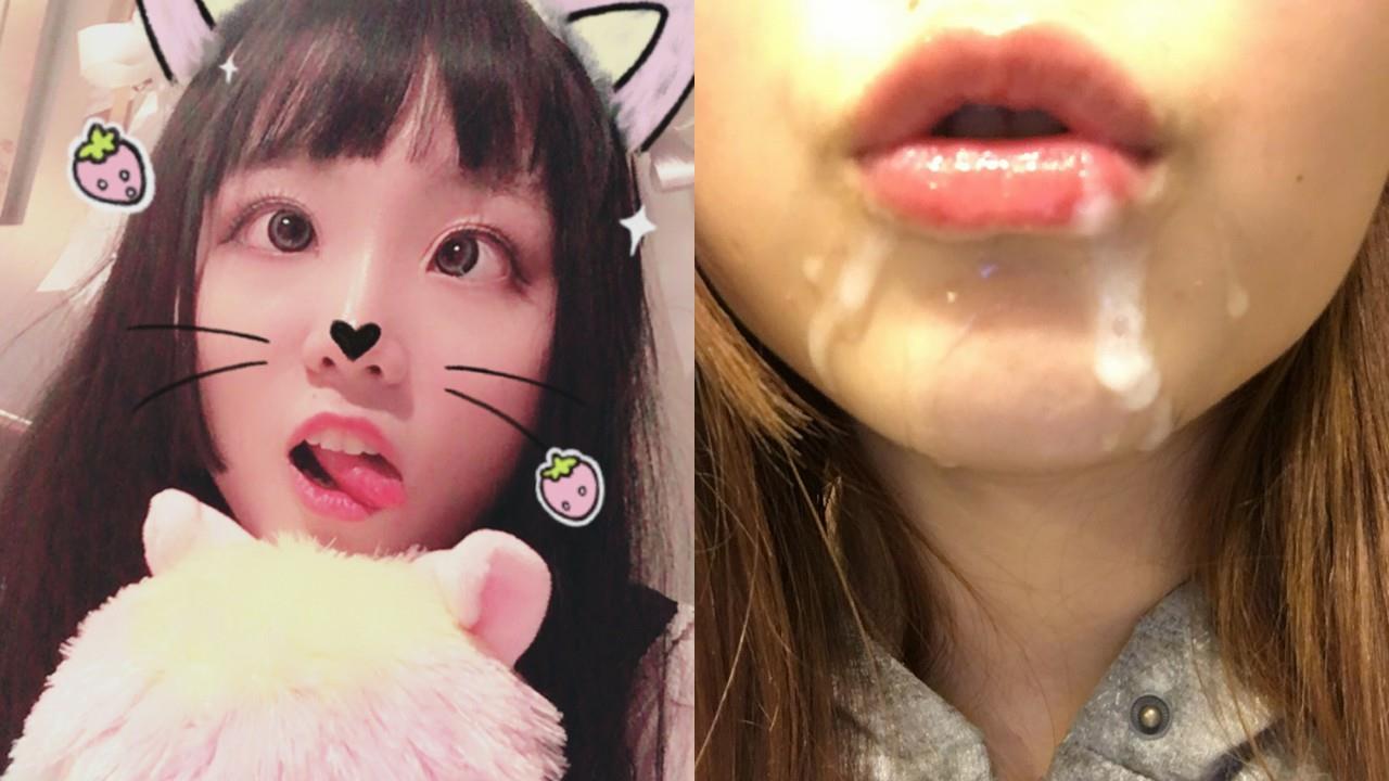 湯不熱卡哇伊美少女口水妹大尺度VIP收藏,極限口交口爆,可以把口水玩到如此性感的女孩