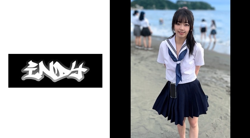 534CRT-024+K②【Séance photo privée】Une fille en maillot de bain rose à pois a été retrouvée sur la plage d'Enoshima_La vidéo de sexe féroce de la plus belle fille aux fesses est sortie