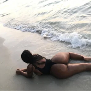 In the waves
