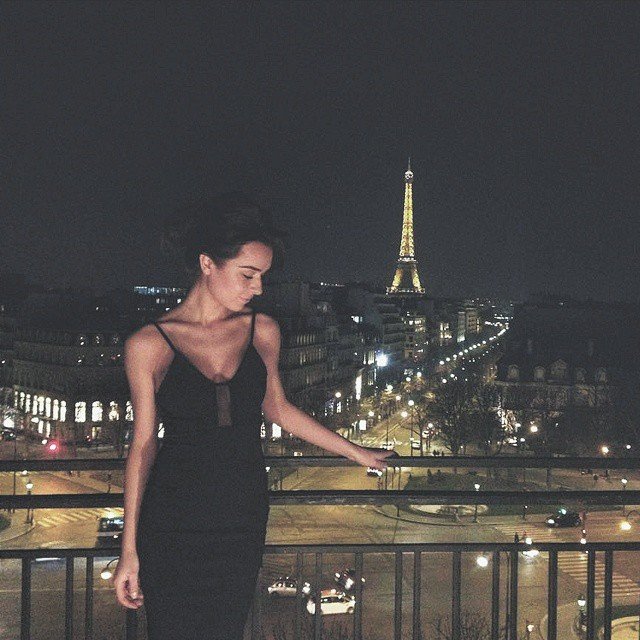 Paris in the evening