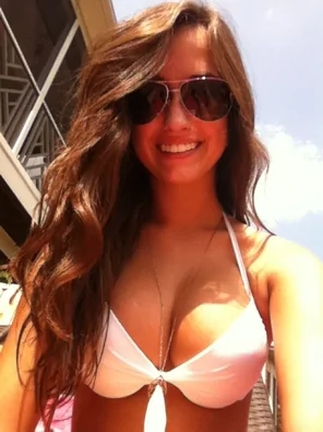 White bikini top
