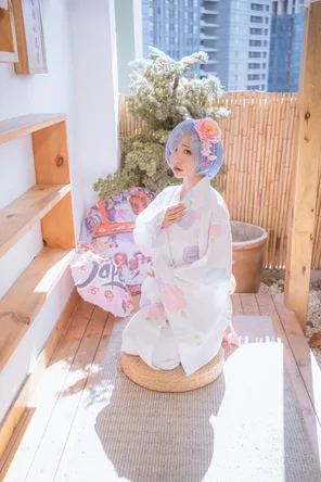 amateur pic 金鱼kinngyo x 爆机少女喵小吉 - 双子 拉姆蕾姆 (2)