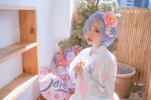 amateur pic 金鱼kinngyo x 爆机少女喵小吉 - 双子 拉姆蕾姆 (3)