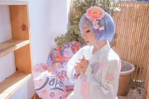 amateur pic 金鱼kinngyo x 爆机少女喵小吉 - 双子 拉姆蕾姆 (4)
