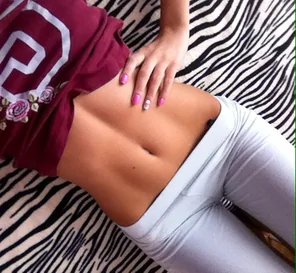 On her Back