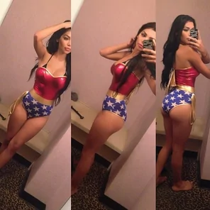 PictureDressed as Wonderwoman