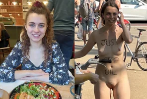 amateur pic Sexy slut naked in public