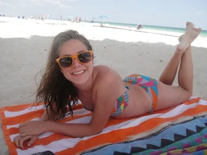 Beach Tanning Fun