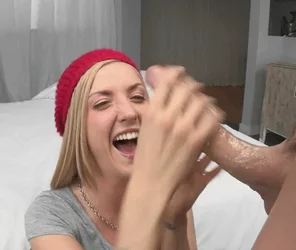 Cock BWC sloppy handjob 1a