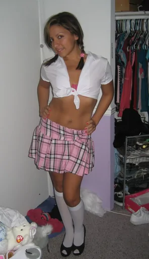 Pink Skirt and Pigtails [AIC]