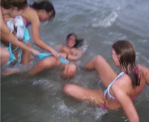 Action shot: That's what friends are for