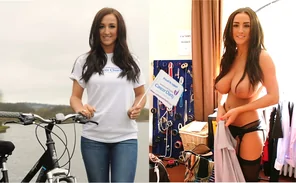Dressing room & bicycle
