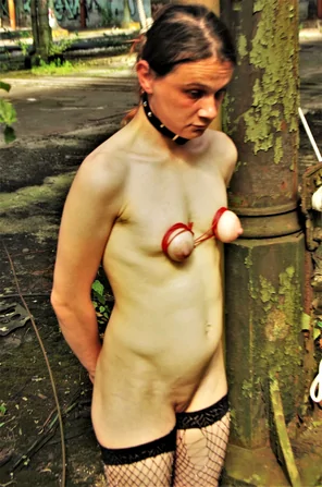 amateur pic German Whore Katja in Bondage