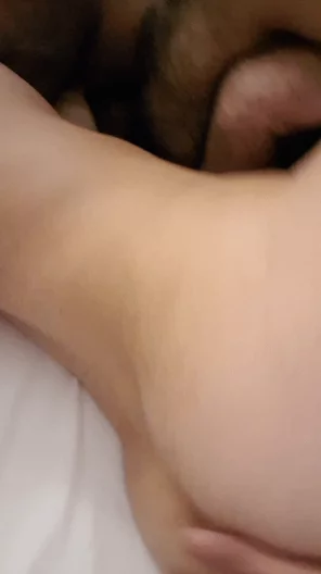 He loves playing with my ass while he sucks tits [F] [M]