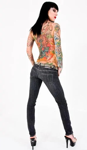 Clothing Jeans Waist Fashion model Orange 