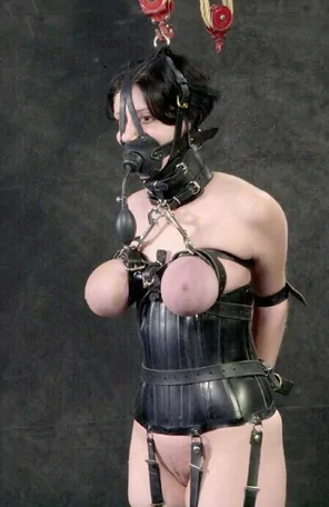 Fetish model Latex Latex clothing Black hair 
