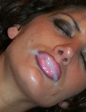 Pretending that she is not going to have to swallow it.
