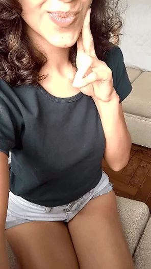 Just boobs and a smile, but it took me a while to make this gi[f]