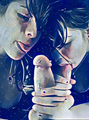 Illustration Blue Organism Space 