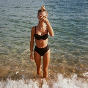 Teasing at the beach