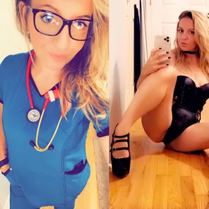 Patients just donâ€™t know how kinky I am... If they only knew! ðŸ¤·ðŸ¼â€â™€ï¸ðŸ˜ˆ [oc] [f]