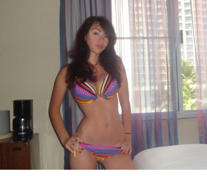 Colorful bikini