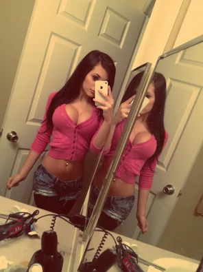 Tiny pink sweater.