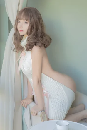 Mixian Sama (过期米线线喵) - 露背毛衣 (30)