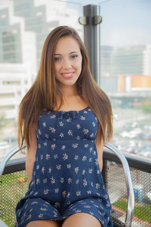 amateur pic Jenna Sativa Restaurant Terrace