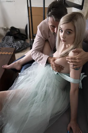 Steve Holmes strips off teen Lexi Lore and uses his fingers on her young twat_0003