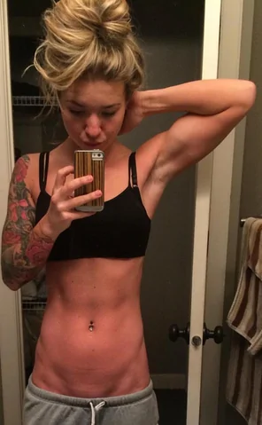 She got that V