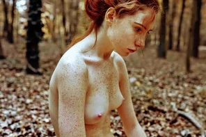 Girl in the woods
