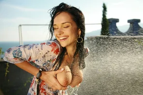 Getting wet