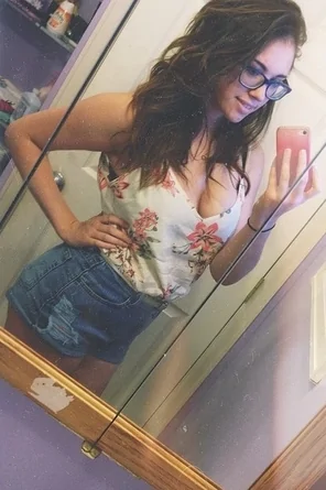 Busty with glasses