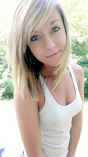 White tank top.