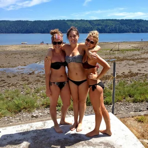 Three bikinis
